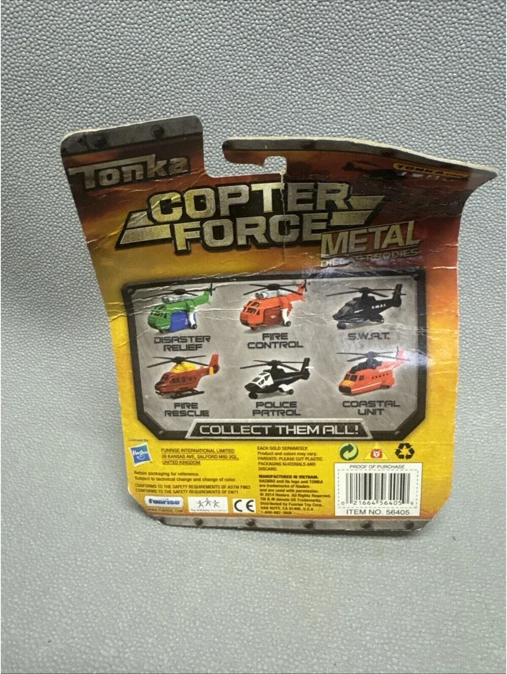 Tonka Metal SWAT Team Helicopter Lot Of 3 Copter Force 1/64 S.W.A.T. Not Mint